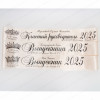 Выпускная именная лента 2025 | Дизайн: №46 | Цвет: Молочный